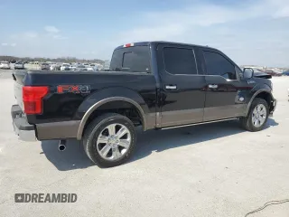 2019 Ford F-150 XL with VIN 1FTEW1E42KFC94989, listed as a Copart auction lot 48256705 with 108,120 mi miles and Salvage Title. Bid and sale history available at carsss.com. Image 3.