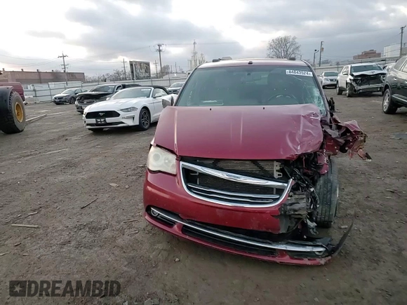 2011 Chrysler Town & Country Limited with VIN 2A4RR6DG3BR698744, listed as a Copart auction lot 84843524 with 225,807 mi miles and Salvage Title. Bid and sale history available at carsss.com. Image 12.