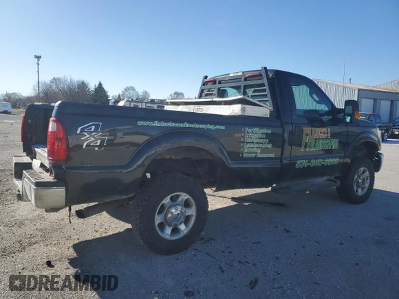 2014 Ford F-350 XL with VIN 1FTRF3B69EEB59330, listed as a Copart auction lot 41978895 with 105,200 mi miles and Salvage title. Bid and sale history available at DreamBid. Image 3.