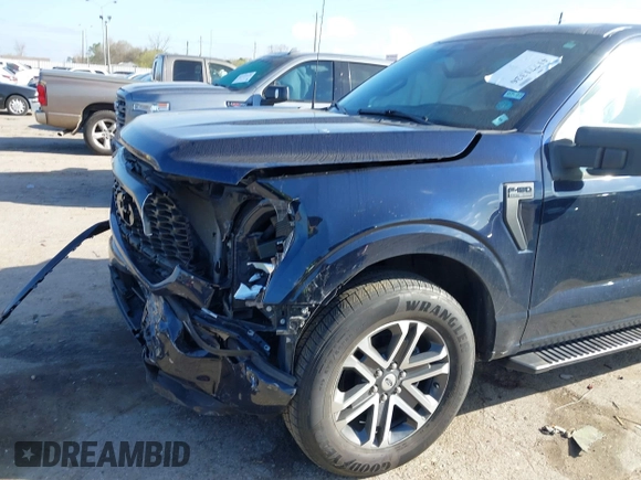 2023 Ford F-150 XL с VIN 1FTEW1CP3PFC14524, выставлен на аукционе IAAI как лот 41771326 с пробегом 27 981 миль миль и . История ставок и продаж доступна на DreamBid. Изображение 6.