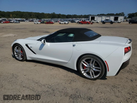2018 Chevrolet Corvette 2LT with VIN 1G1YD3D70J5104792, listed as a Copart auction lot 75469634 with 21,216 mi miles and Salvage Title. Bid and sale history available at carsss.com. Image 2.