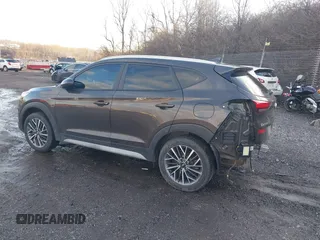2019 Hyundai Tucson Ultimate with VIN KM8J3CALXKU070862, listed as a IAAI auction lot 41148707 with 88,946 mi miles. Bid and sale history available at carsss.com. Image 3.