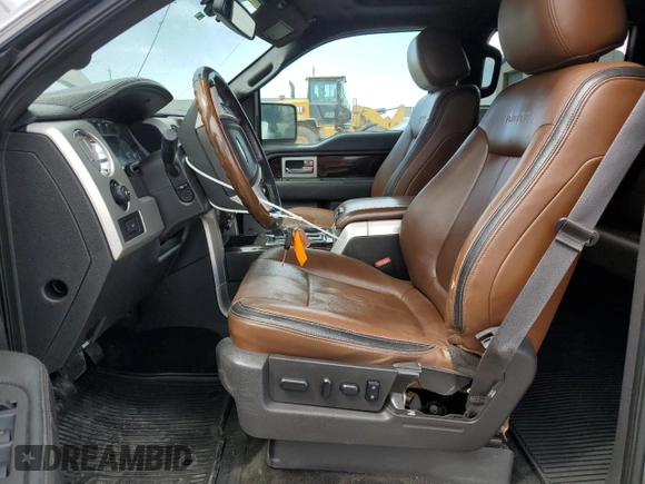2013 Ford F-150 XL with VIN 1FTFW1EF8DFC90423, listed as a Copart auction lot 60133315 with 222,070 mi miles and Salvage title. Bid and sale history available at DreamBid. Image 7.