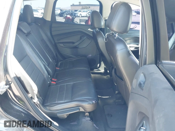2014 Ford Escape Titanium with VIN 1FMCU0JX6EUB49652, listed as a IAAI auction lot 42136494 with 195,108 mi miles. Bid and sale history available at carsss.com. Image 8.