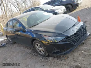 2021 Hyundai Elantra SE with VIN 5NPLL4AG8MH025566, listed as a IAAI auction lot 41081109 with 75,023 mi miles. Bid and sale history available at carsss.com. Image 1.