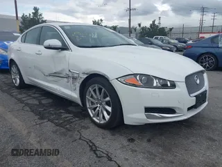 2013 Jaguar XF I4 RWD with VIN SAJWA0ES6DPU00600, listed as a IAAI auction lot 41414317 with 125,439 mi miles. Bid and sale history available at carsss.com. Image 1.