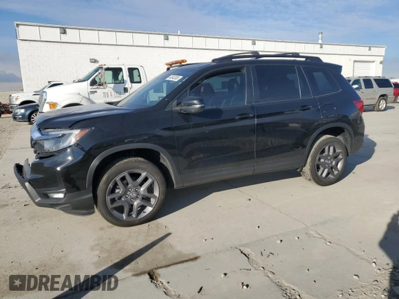 2023 Honda Passport EX-L with VIN 5FNYF8H58PB009525, listed as a Copart auction lot 44645365 with 30,582 mi miles and Salvage Title. Bid and sale history available at carsss.com. Image 1.