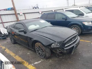2013 Ford Mustang V6 with VIN 1ZVBP8AM9D5253490, listed as a IAAI auction lot 41856886 with 236,348 mi miles and . Bid and sale history available at DreamBid. Image 1.