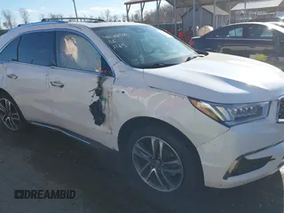 2018 Acura MDX Sport Hybrid w/Advance Pkg with VIN 5J8YD7H78JL000864, listed as a IAAI auction lot 41018072 with 150,815 mi miles. Bid and sale history available at carsss.com. Image 13.