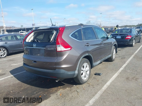 2014 Honda CR-V EX-L with VIN 2HKRM4H75EH718660, listed as a IAAI auction lot 41777405 with 82,956 mi miles. Bid and sale history available at carsss.com. Image 4.