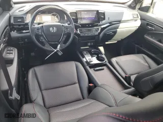 2023 Honda Ridgeline Black Edition with VIN 5FPYK3F87PB012399, listed as a Copart auction lot 87681825 with 16,201 mi miles and Salvage Title. Bid and sale history available at carsss.com. Image 8.