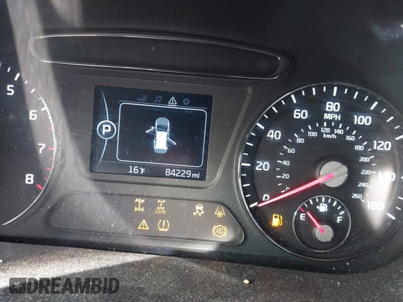 2016 Kia Sorento LX with VIN 5XYPGDA5XGG180698, listed as a IAAI auction lot 41417694 with 84,229 mi miles. Bid and sale history available at carsss.com. Image 15.