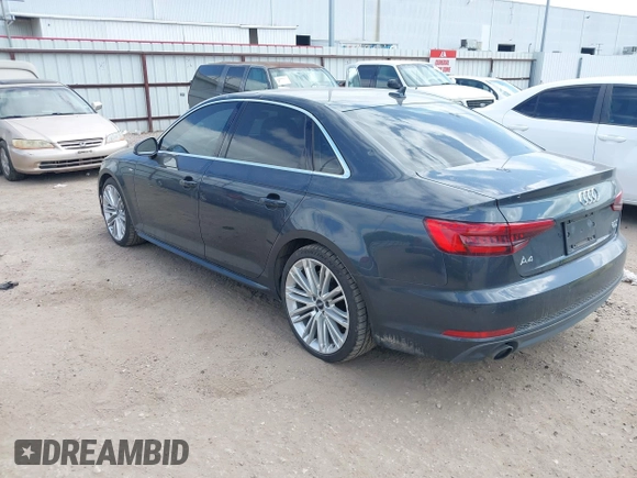 2017 Audi A4 Premium Plus with VIN WAUENAF44HN038026, listed as a IAAI auction lot 42007040 with 152,915 mi miles and . Bid and sale history available at DreamBid. Image 3.