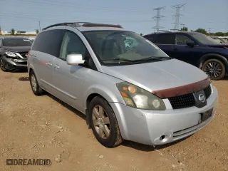 2004 Nissan Quest SE with VIN 5N1BV28U64N332445, listed as a Copart auction lot 70748584 with 232,050 mi miles and Salvage Title. Bid and sale history available at carsss.com. Image 4.