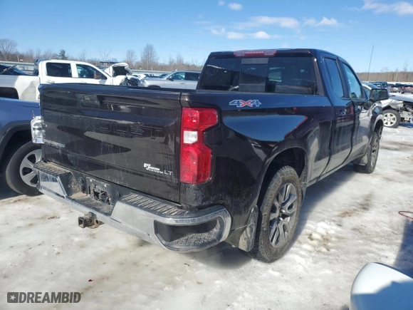 2019 Chevrolet Silverado 1500 LT with VIN 1GCRYDED6KZ242616, listed as a Copart auction lot 46619455 with 87,677 mi miles and Salvage Title. Bid and sale history available at carsss.com. Image 3.