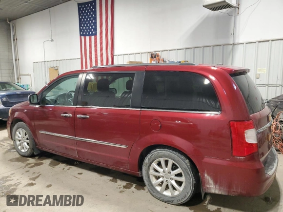2016 Chrysler Town & Country Limited Platinum with VIN 2C4RC1GG7GR135385, listed as a Copart auction lot 87005574 with 145,863 mi miles and Salvage Title. Bid and sale history available at carsss.com. Image 2.