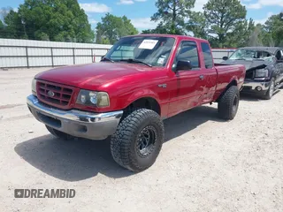 2003 Ford Ranger XL Fleet with VIN 1FTYR44V43PB45754, listed as a IAAI auction lot 42024503 with 196,361 mi miles. Bid and sale history available at carsss.com. Image 2.