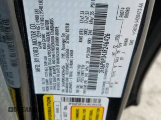2018 Ford Fusion Energi SE with VIN 3FA6P0PU4JR246426, listed as a Copart auction lot 50419785 with 69,719 mi miles and Salvage Title. Bid and sale history available at carsss.com. Image 12.