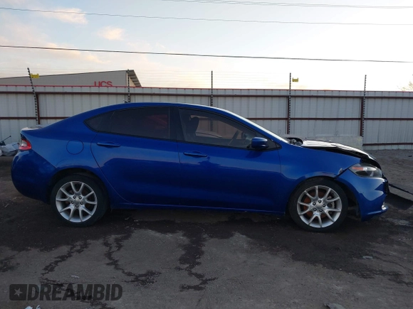 2013 Dodge Dart SXT with VIN 1C3CDFBA0DD309691, listed as a IAAI auction lot 41066024 with 124,852 mi miles. Bid and sale history available at carsss.com. Image 13.
