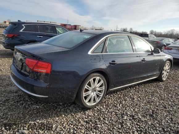 2014 Audi A8 3.0T z VIN WAURGAFD5EN009612, wystawiony jako Copart lot #49860895 z przebiegiem 170 973 mil mil oraz Szkoda całkowita • Salvage title. Historia ofert i sprzedaży dostępna na DreamBid. Obrazek 3.