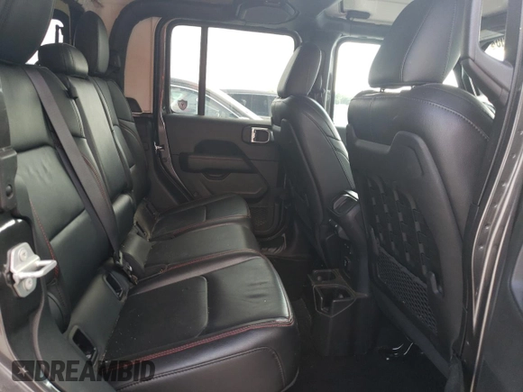 2021 Jeep Gladiator Rubicon with VIN 1C6JJTBG3ML602478, listed as a Copart auction lot 58138705 with 76,759 mi miles and Salvage title. Bid and sale history available at DreamBid. Image 10.