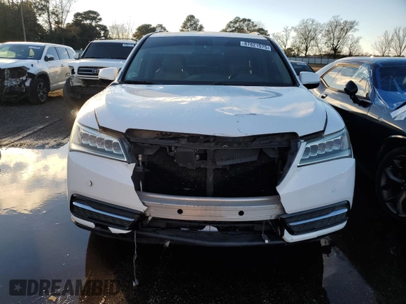 2014 Acura MDX Advance with VIN 5FRYD3H86EB012941, listed as a Copart auction lot 87821975 with 168,520 mi miles and Salvage title. Bid and sale history available at DreamBid. Image 5.