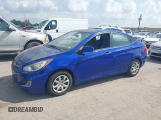 2014 Hyundai Accent GLS with VIN KMHCT4AE6EU668905, listed as a IAAI auction lot 42101035 with 151,809 mi miles. Bid and sale history available at carsss.com. Image 2.