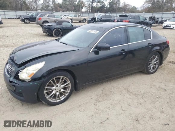 2008 Infiniti G35 Journey with VIN JNKBV61E38M212210, listed as a Copart auction lot 82991394 with 162,116 mi miles and Salvage title. Bid and sale history available at DreamBid. Image 1.