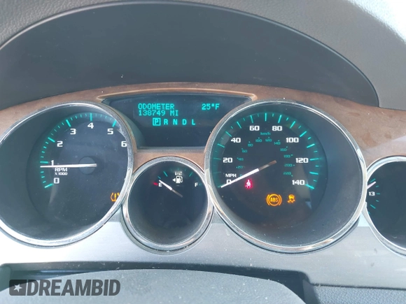 2011 Buick Enclave CXL-1 with VIN 5GAKRBED5BJ318927, listed as a IAAI auction lot 41355813 with 138,749 mi miles. Bid and sale history available at carsss.com. Image 7.