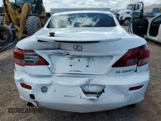 2013 Lexus IS 250 C with VIN JTHFF2C27D2528371, listed as a Copart auction lot 57607525 with 101,838 mi miles and Clean title. Bid and sale history available at DreamBid. Image 6.