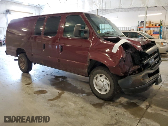 2009 Ford Econoline Cargo Commercial with VIN 1FTSS34L89DA15246, listed as a Copart auction lot 64803214 with 149,766 mi miles and Salvage Title. Bid and sale history available at carsss.com. Image 4.