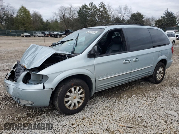 2001 Chrysler Town & Country LXi with VIN 2C8GT54L81R393453, listed as a Copart auction lot 80451654 with 112,926 mi miles and Salvage Title. Bid and sale history available at DreamBid. Image 1.