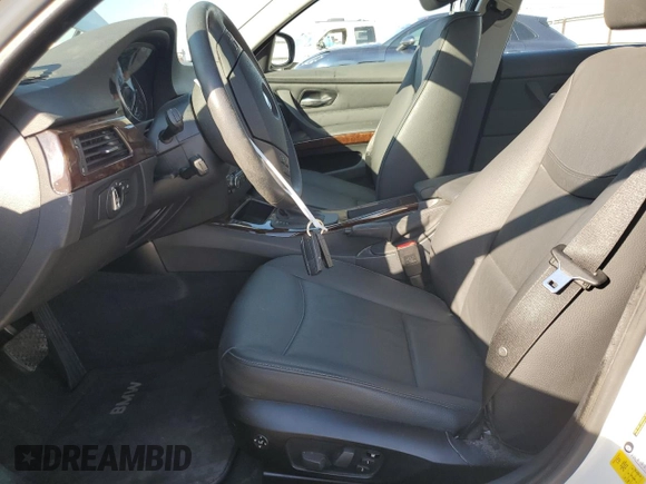 2010 BMW 3 Series 328i with VIN WBAPH5G57ANM36688, listed as a Copart auction lot 42837035 with 34,884 mi miles and Salvage Title. Bid and sale history available at DreamBid. Image 7.