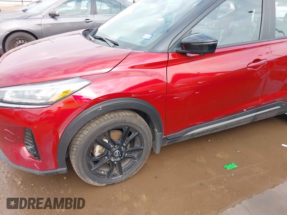 2023 Nissan Kicks SR with VIN 3N1CP5DV7PL537881, listed as a IAAI auction lot 42127180 with 49,839 mi miles. Bid and sale history available at carsss.com. Image 6.