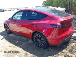 2022 Tesla Model Y Performance with VIN 7SAYGDEFXNF513951, listed as a IAAI auction lot 41986001 with 37,225 mi miles and . Bid and sale history available at DreamBid. Image 13.