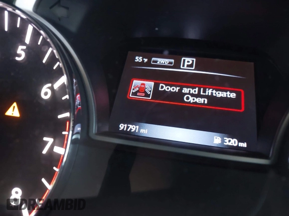 2017 Nissan Pathfinder SL with VIN 5N1DR2MM1HC695630, listed as a IAAI auction lot 41853343 with 91,791 mi miles. Bid and sale history available at carsss.com. Image 15.