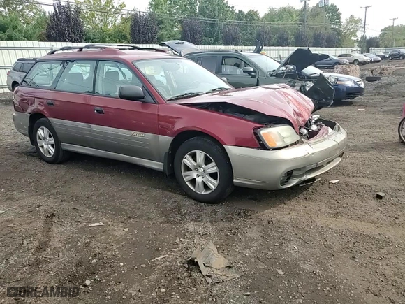 2003 Subaru Legacy Wagon Outback with VIN 4S3BH675137644933, listed as a Copart auction lot 73578834 with 188,414 mi miles and Salvage Title. Bid and sale history available at carsss.com. Image 11.