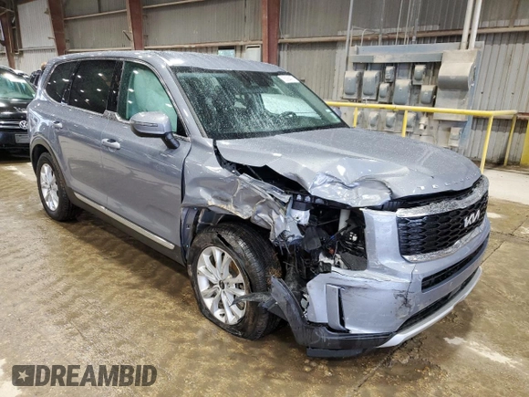 2022 Kia Telluride LX with VIN 5XYP24HC4NG230804, listed as a Copart auction lot 55994425 with 97,397 mi miles and Salvage title. Bid and sale history available at DreamBid. Image 4.