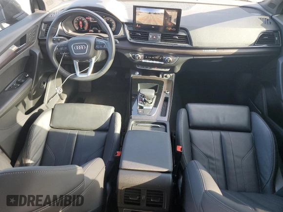 2021 Audi Q5 Sportback Premium Plus with VIN WA15AAFY8M2126553, listed as a Copart auction lot 85826504 with 61,283 mi miles and Salvage title. Bid and sale history available at DreamBid. Image 8.