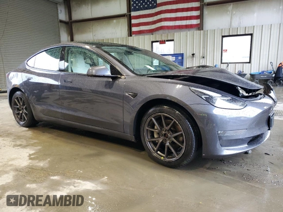 2022 Tesla Model 3 Long Range with VIN 5YJ3E1EB7NF102080, listed as a Copart auction lot 52859515 with 29,276 mi miles and Salvage Title. Bid and sale history available at carsss.com. Image 4.