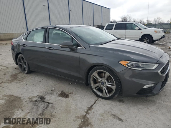 2017 Ford Fusion Sport with VIN 3FA6P0VP5HR342833, listed as a Copart auction lot 79521494 with 152,307 mi miles and Non Repairable. Bid and sale history available at carsss.com. Image 4.