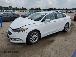 2017 Ford Fusion SE with VIN 3FA6P0HD1HR115897, listed as a Copart auction lot 61087315 with 124,311 mi miles and Salvage title. Bid and sale history available at DreamBid. Image 1.