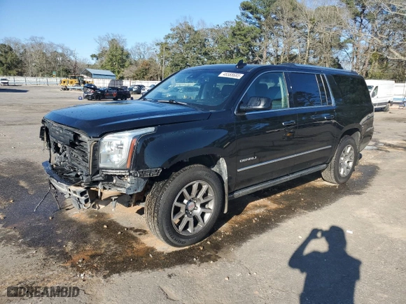 2020 GMC Yukon XL Denali with VIN 1GKS2HKJ9LR190876, listed as a Copart auction lot 46588685 with 157,882 mi miles and Salvage Title. Bid and sale history available at carsss.com. Image 1.