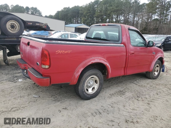 2000 Ford F-150 XL with VIN 2FTZF1726YCA76913, listed as a Copart auction lot 41915355 with 210,573 mi miles and Clean title. Bid and sale history available at DreamBid. Image 3.