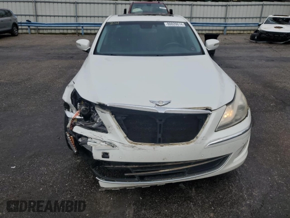 2012 Hyundai Genesis 5.0L with VIN KMHGC4DH4CU189533, listed as a Copart auction lot 80020614 with 206,657 mi miles and Salvage Title. Bid and sale history available at carsss.com. Image 5.