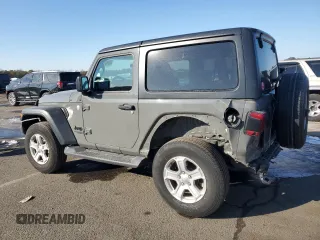 2021 Jeep Wrangler 80th Anniversary with VIN 1C4GJXAN8MW666671, listed as a Copart auction lot 89151305 with 22,628 mi miles and Salvage Title. Bid and sale history available at DreamBid. Image 2.