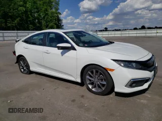 2019 Honda Civic Sedan EX with VIN 19XFC1F39KE210972, listed as a Copart auction lot 57703884 with 76,664 mi miles and Non Repairable. Bid and sale history available at carsss.com. Image 4.