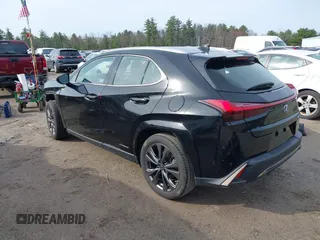 2022 Lexus UX 250h F Sport with VIN JTHR9JBH4N2062923, listed as a IAAI auction lot 42059334 with 27,967 mi miles and . Bid and sale history available at DreamBid. Image 3.