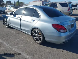 2018 Mercedes-Benz C 300 with VIN 55SWF4JB1JU244077, listed as a IAAI auction lot 41795613 with 90,900 mi miles and . Bid and sale history available at DreamBid. Image 3.