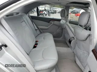 2001 Mercedes-Benz S-Class with VIN WDBNG75JX1A159582, listed as a Copart auction lot 88514775 with 114,592 mi miles and Clean Title. Bid and sale history available at carsss.com. Image 10.